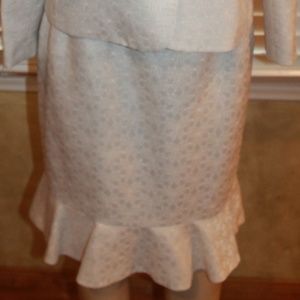 LeSuit skirt suit ivory